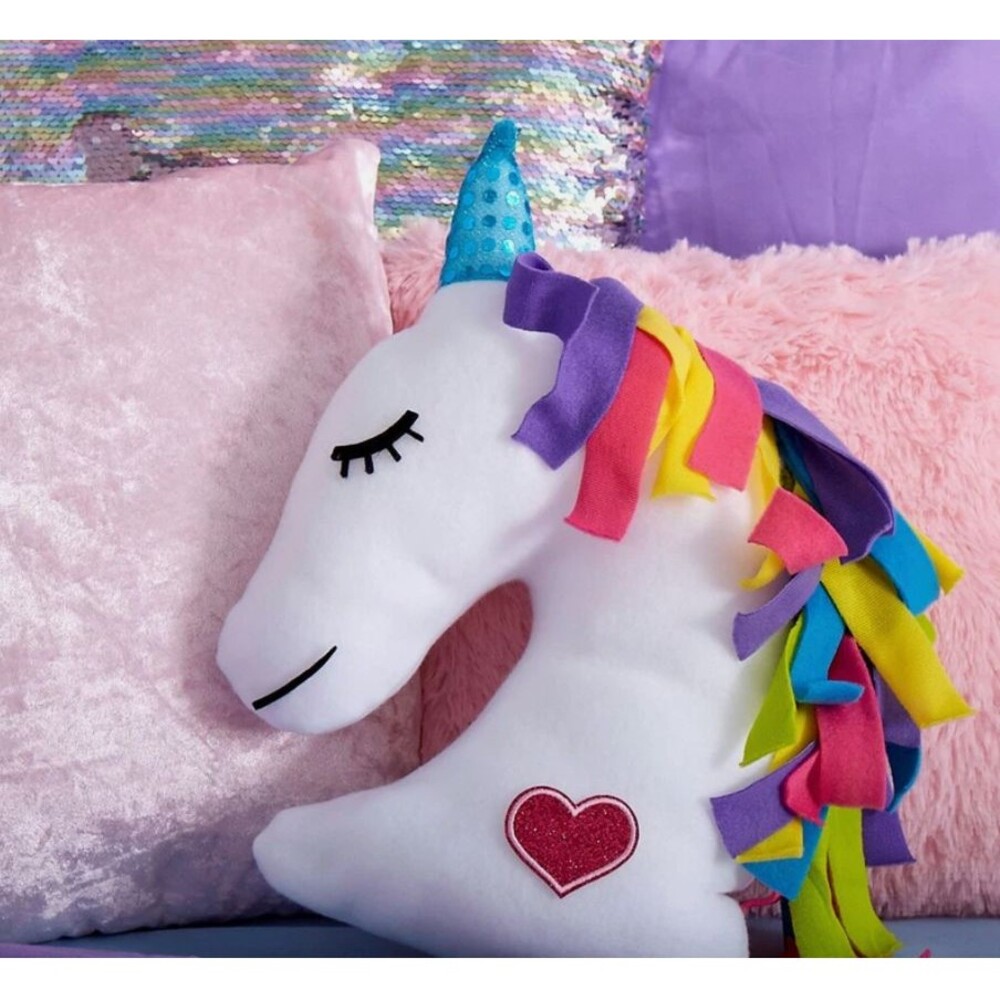 COMPLETED Made-By-Me Make Your Own Unicorn Plush Pillow by Horizon Group USA EUC